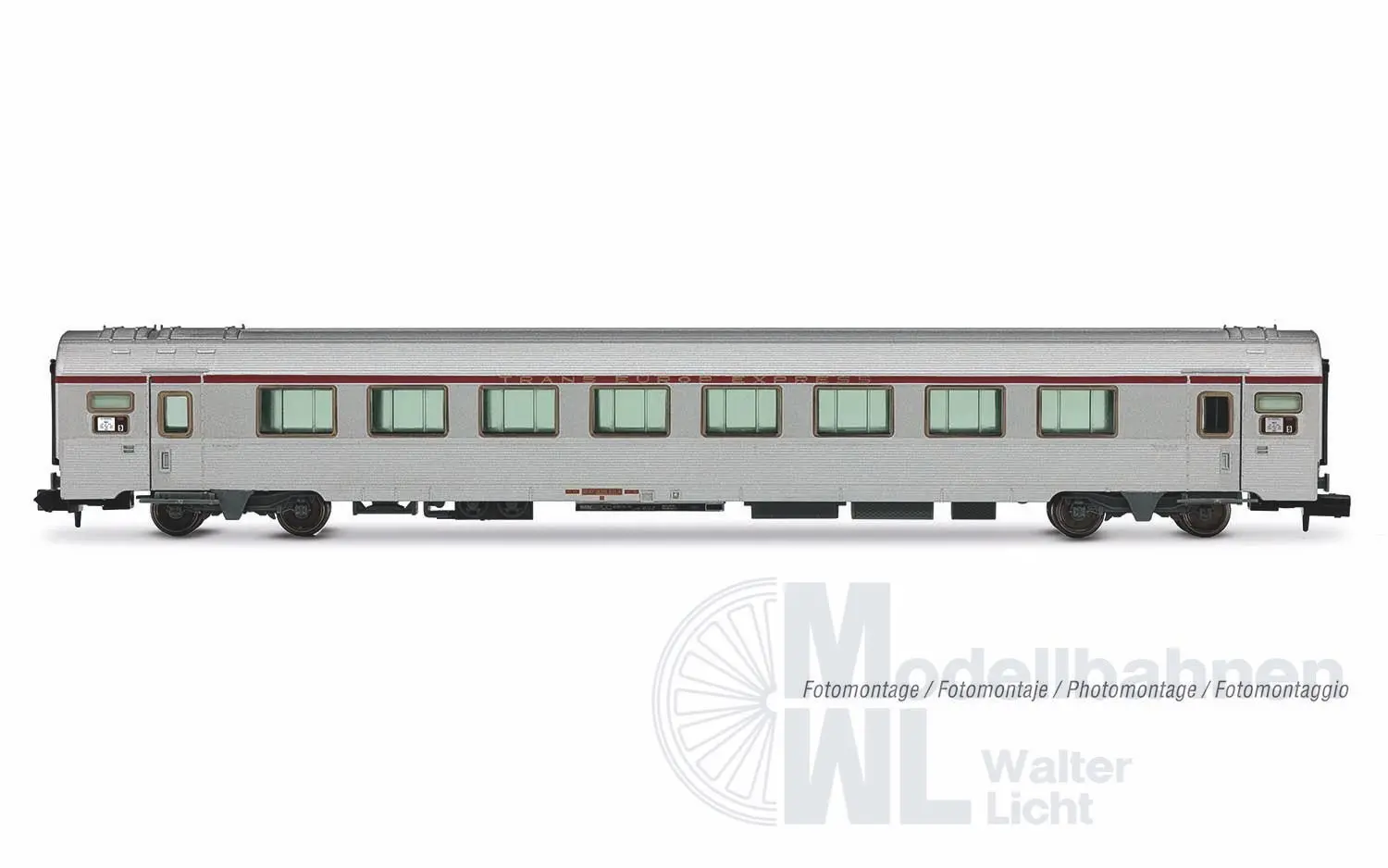 Arnold 4501 - Personenwagen Set SNCF Ep.IV TEE Mistral 4.tlg. N 1:160