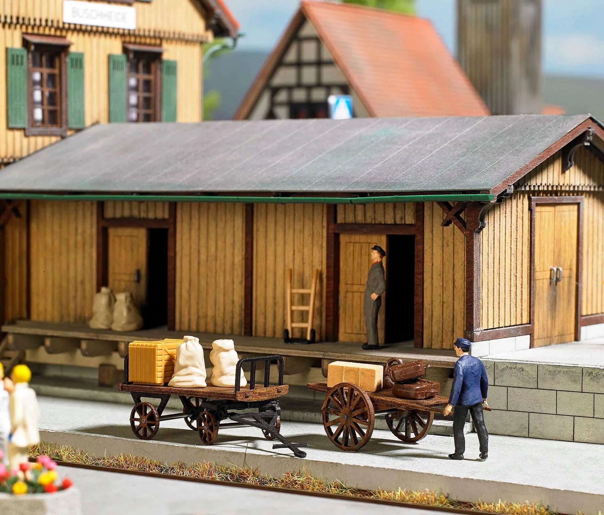 Busch 1625 - Gepäckkarren H0 1:87