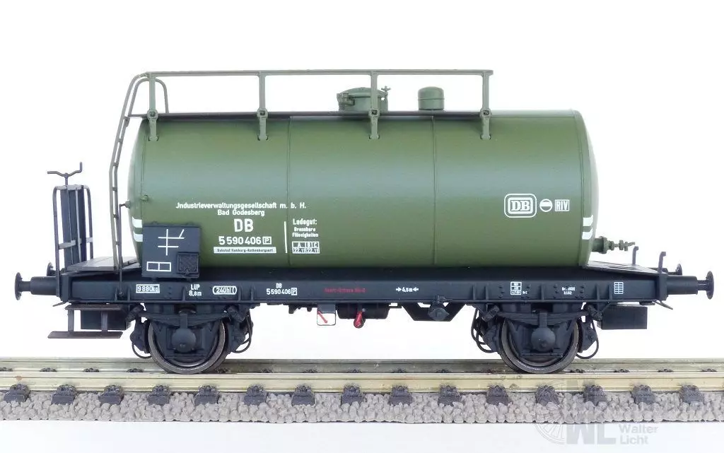 Exact Train 20573 - Kesselwagen DB Ep.III IVG grün H0/GL