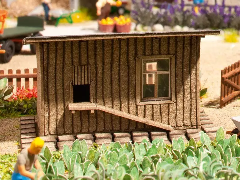 Noch 14378 - Hühnerhaus H0 1:87