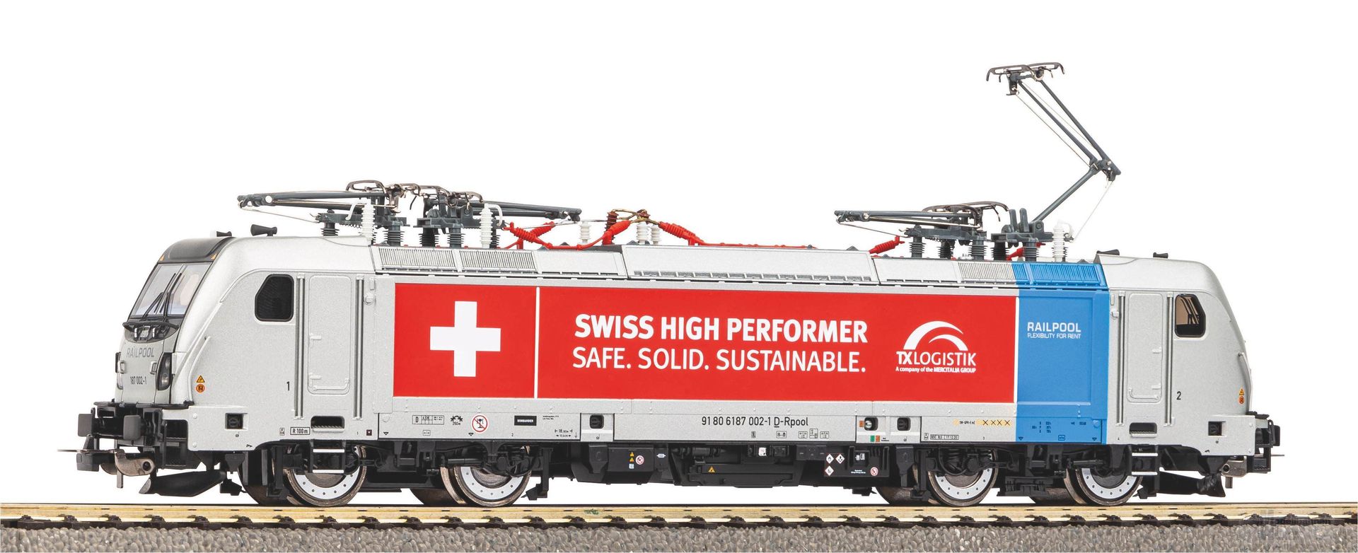 Piko 51985 - E-Lok BR 187 002 TX Logistik Railpool Ep.VI H0/WS Sound