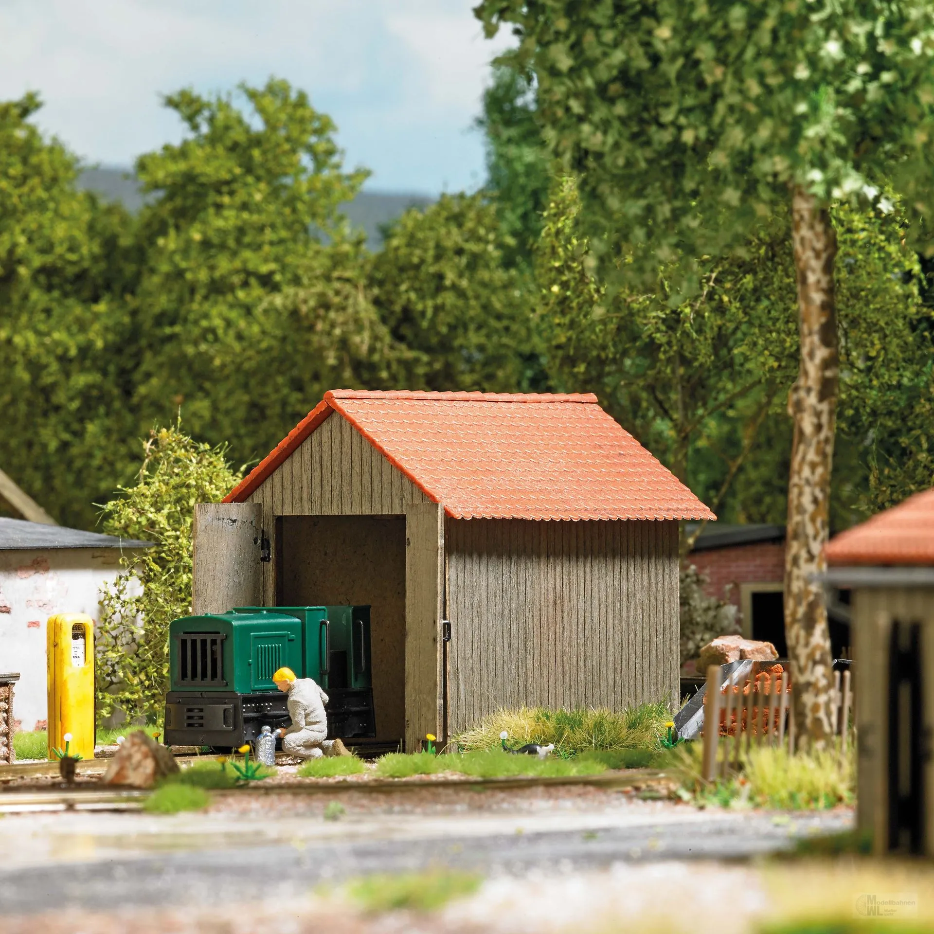 Busch 12383 - Lokschuppen H0 1:87