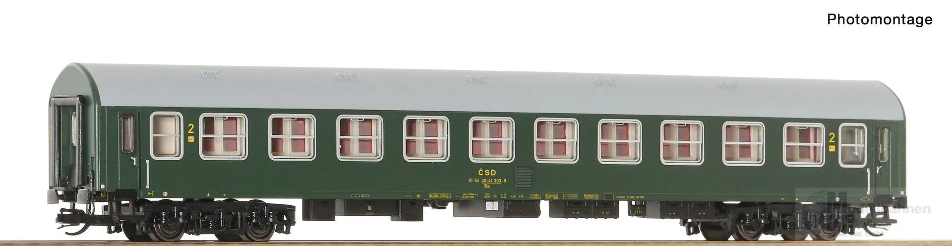 Roco 6280040 - Personenwagen CSD 2.Kl. Y/B 70 TT 1:120