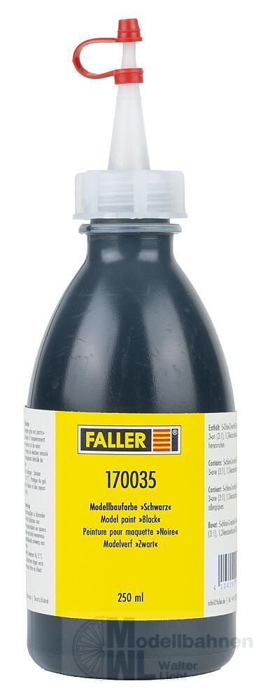 Faller 170035 - Modellbaufarbe schwarz 250 ml Faller 170035 - Modellbaufarbe schwarz 250 ml