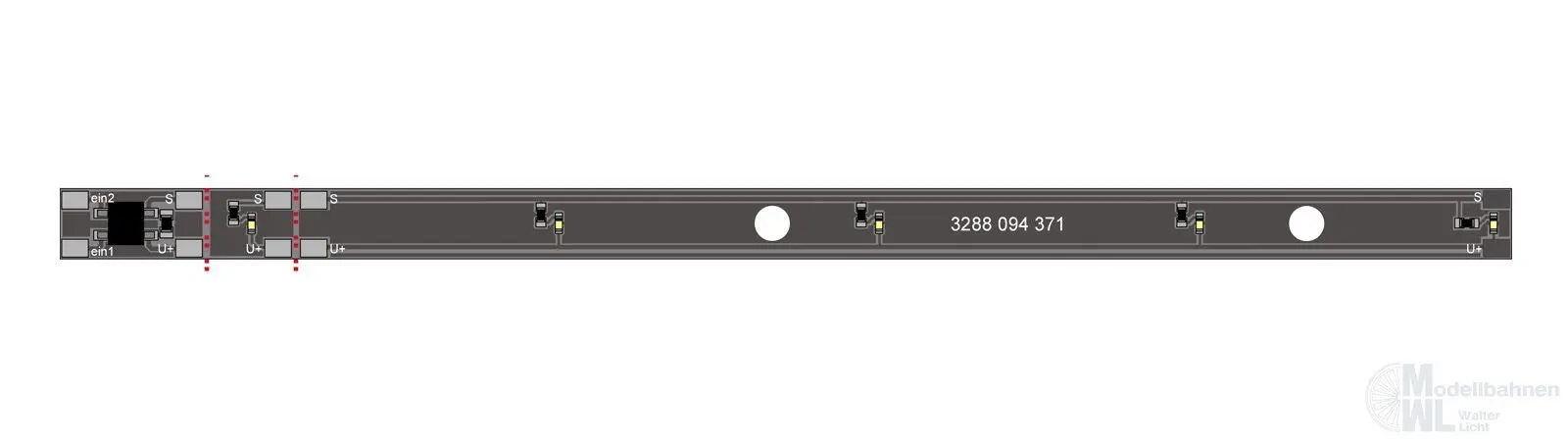 Bemo 6541600 - Innenbeleuchtung für 3588/3688 H0