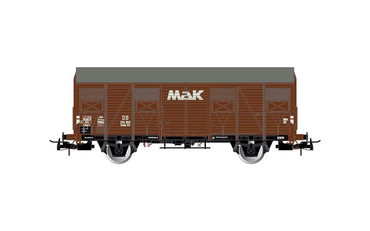 Rivarossi 6480 - Güterwagen ged. DB Ep.III Typ Gs MAK H0/GL