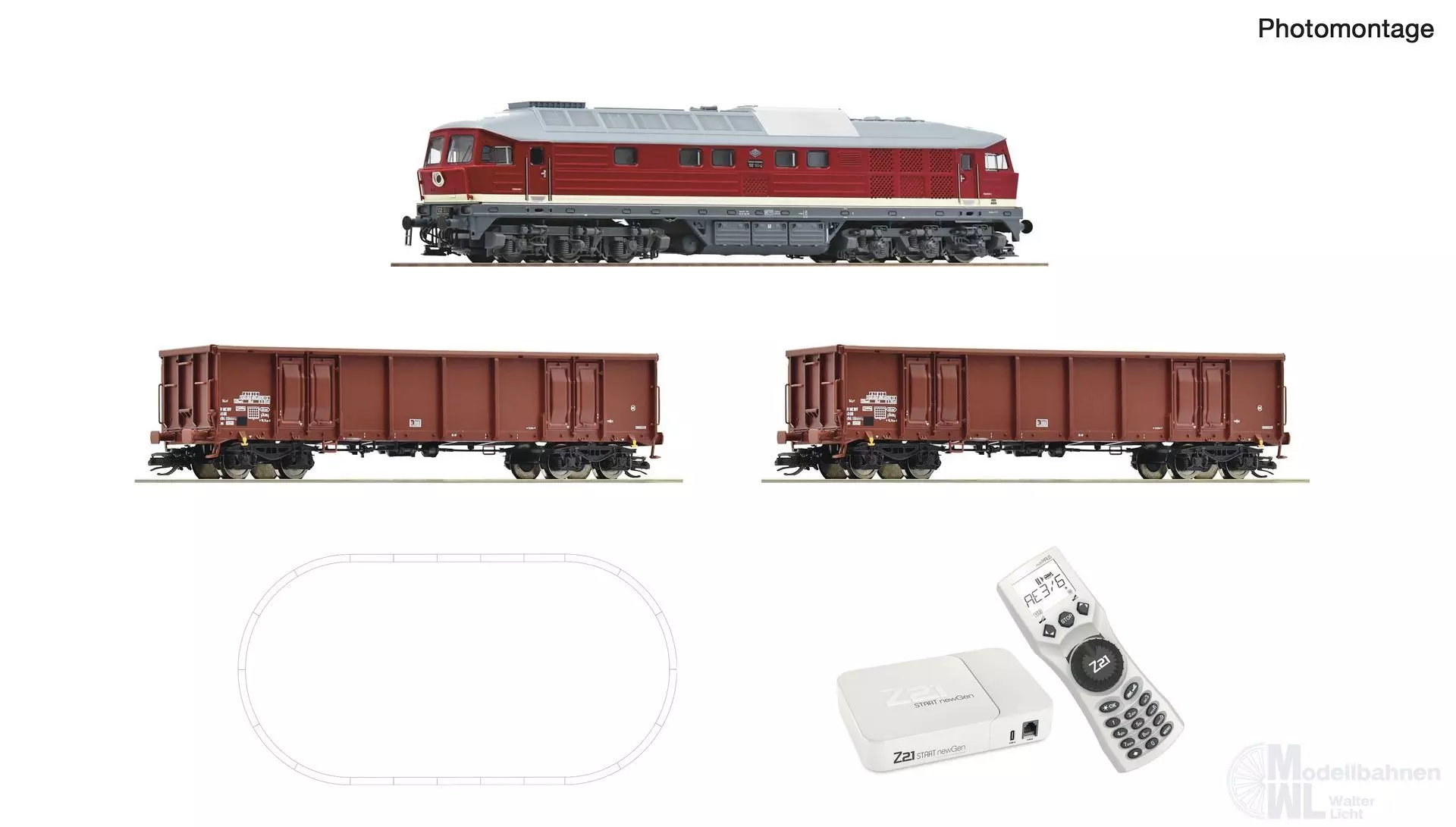 Roco 5190002 - Z21 START newGen Digitalset: Diesellokomotive BR 232 DR Ep.IV TT 1:120