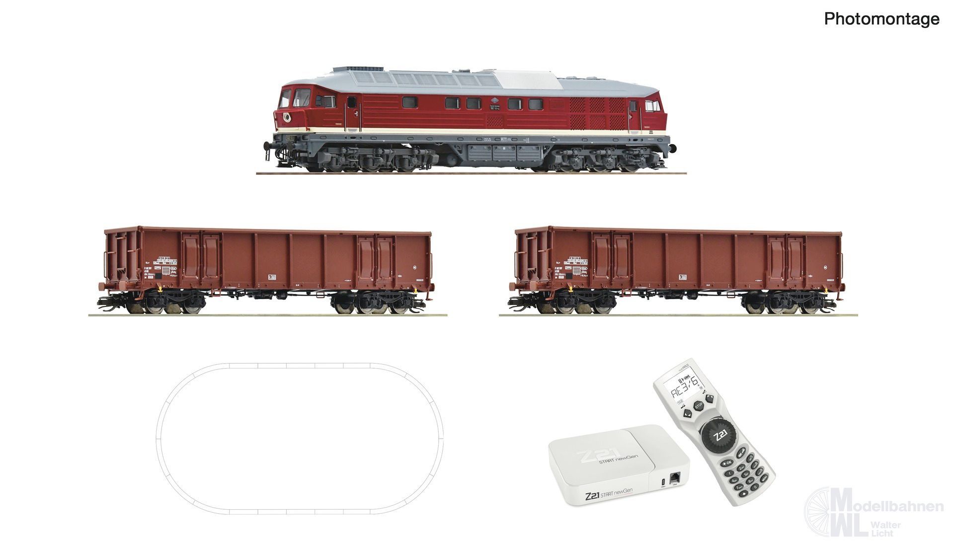 Roco 5190002 - Z21 START newGen Digitalset: Diesellokomotive BR 232 DR Ep.IV TT 1:120
