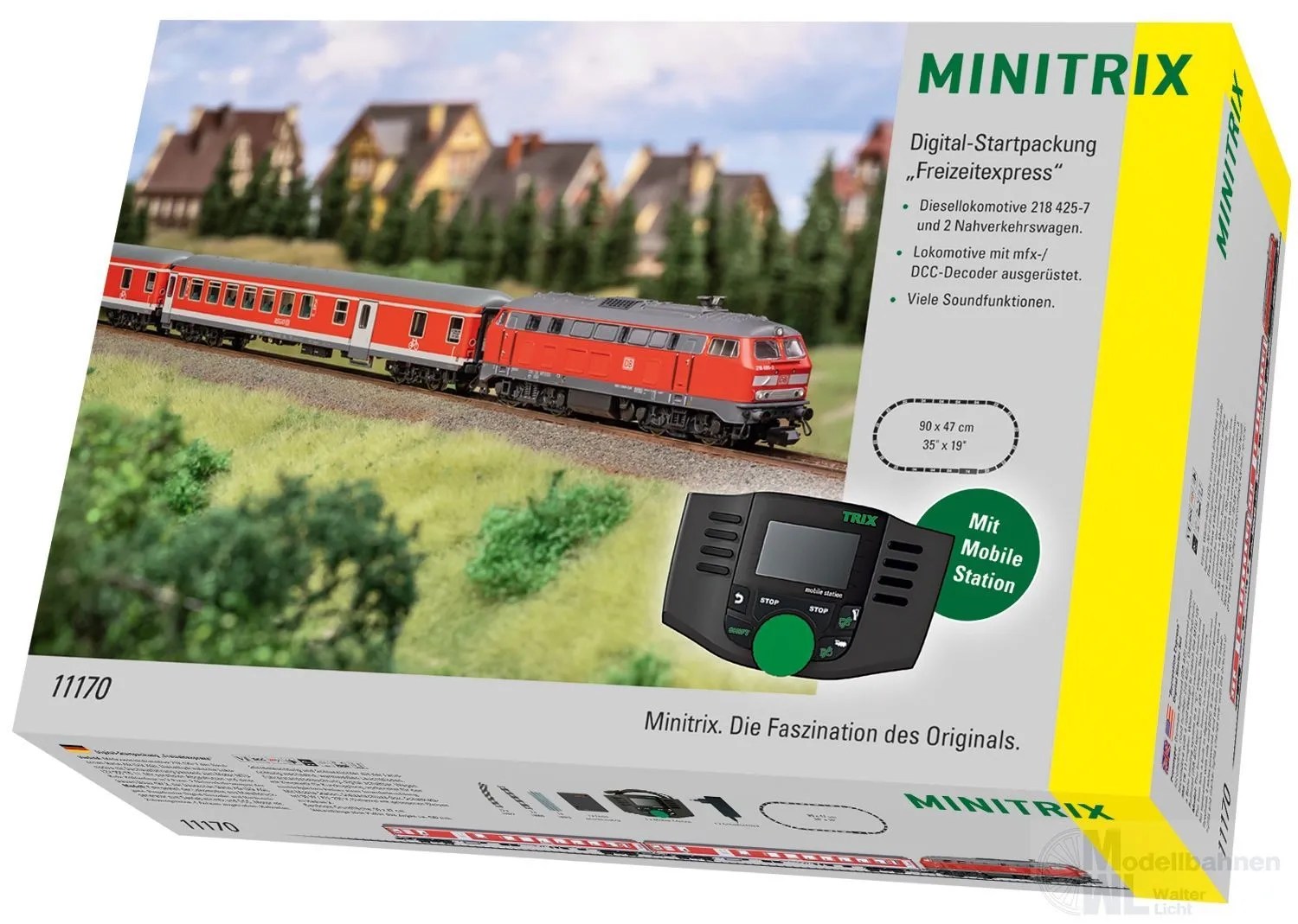 Trix 11170 - Startpackung Freizeitexpress DB Ep.VI N 1:160