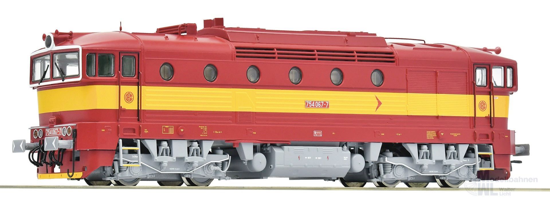 rc7310055 Roco 7310055 - Diesellok BR 754 067-7 CD/CSD Ep.IV/V H0/GL Sound