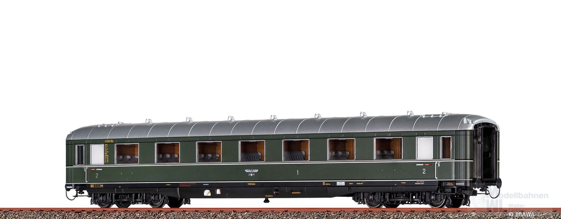 Brawa 58193 - Personenwagen DRG Ep.II AB4ü-38 H0/GL Innenbeleuchtung