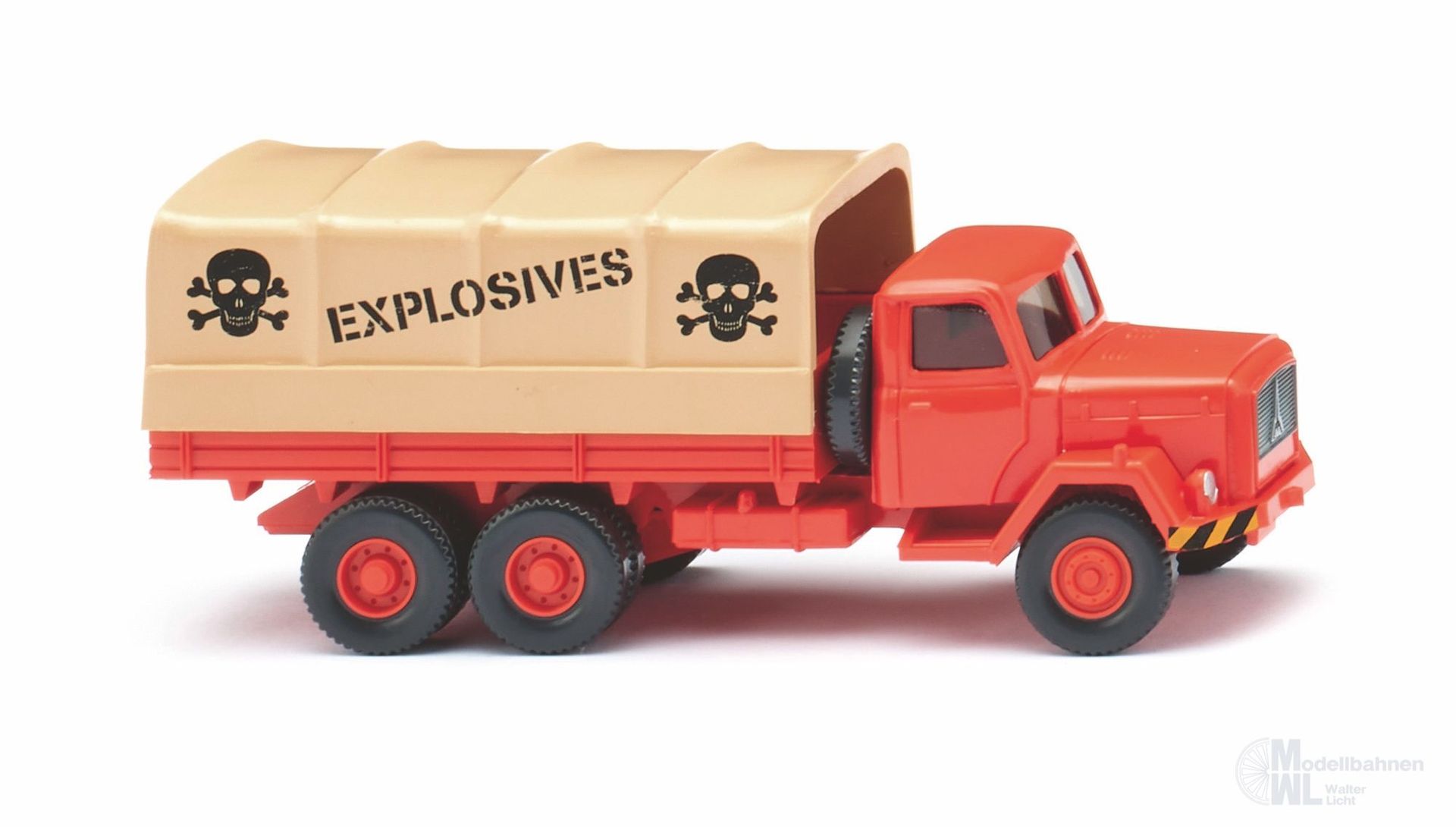 Wiking 042701 - Pritschen-Lkw Magirus - leuchtrot H0 1:87