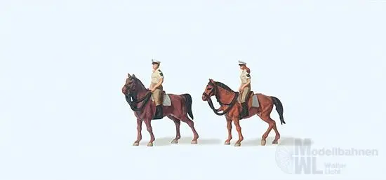 Preiser 79138 - Berittene Polizei. Sommerunif N 1:160