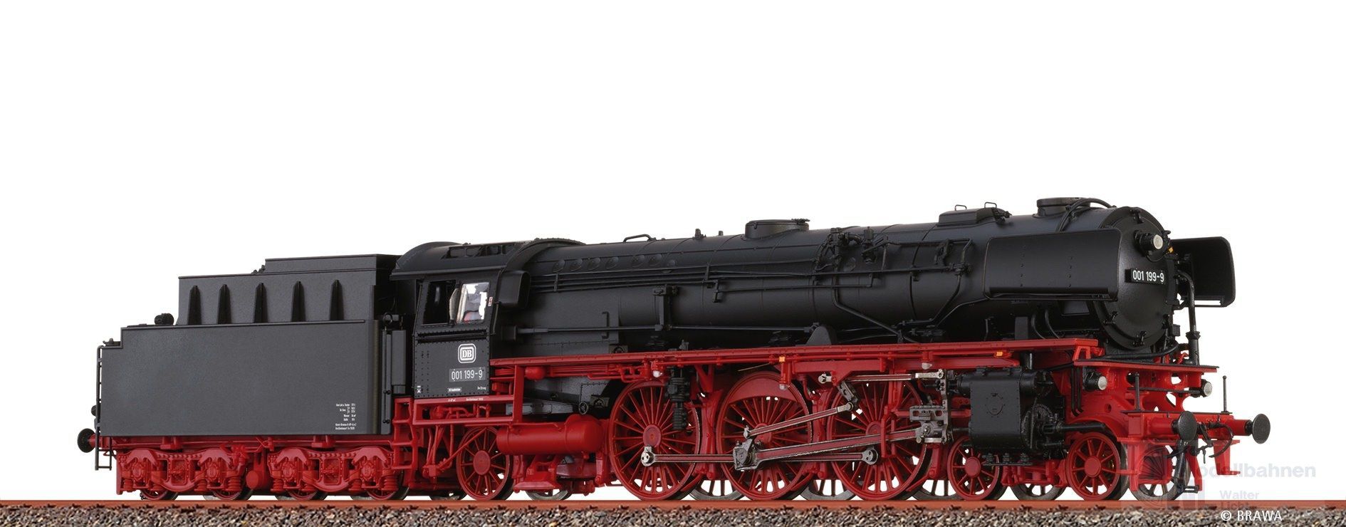 Brawa 70064 - Dampflok BR 001 199-9 DB Ep.IV H0/GL Basic+ Brawa 70064 - Dampflok BR 001 199-9 DB Ep.IV H0/GL Basic+