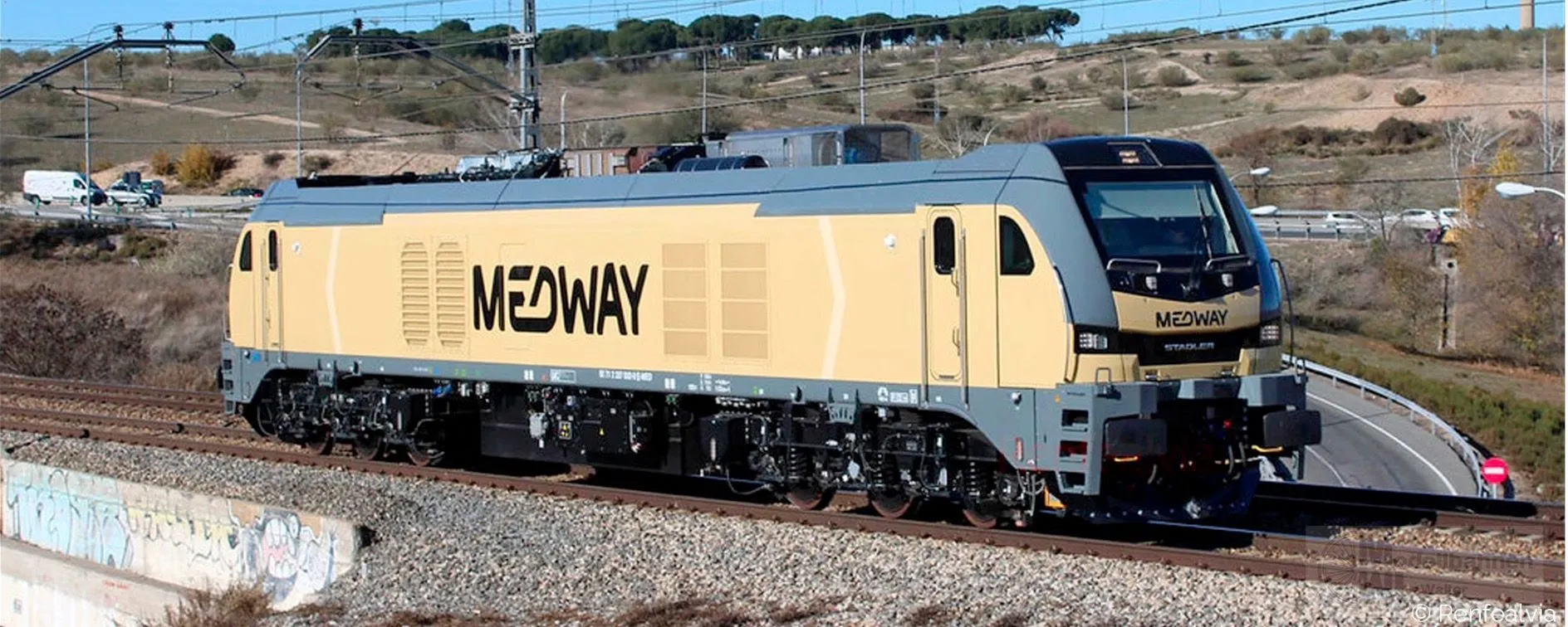 Sudexpress S3370028 - Diesellok BR 337.002 Euro 4001 MEDWAY Ep.VI H0/WS Sound