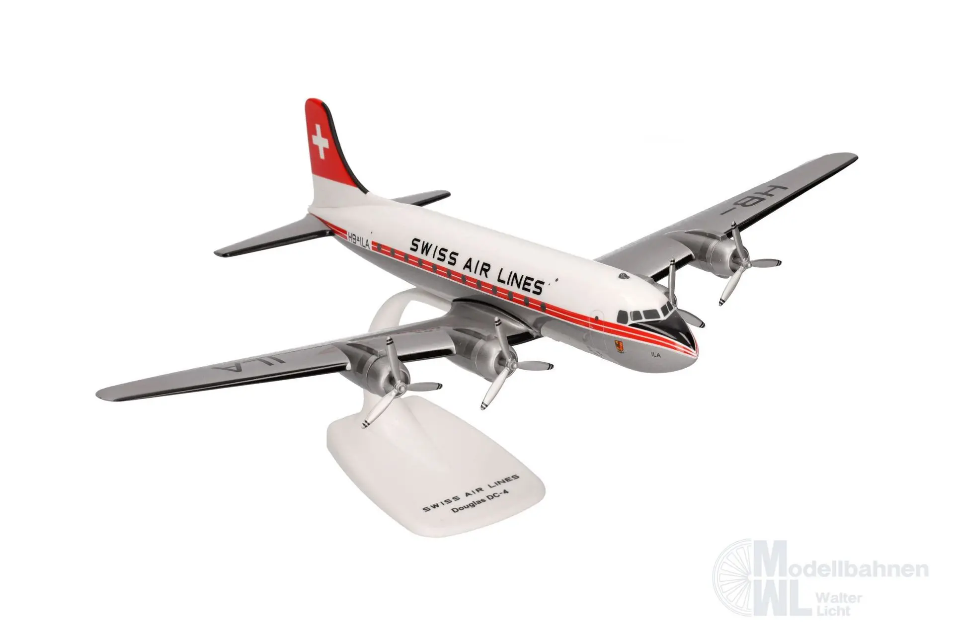 Herpa 614030 - Douglas DC-4 Swiss Air Lines 1:125