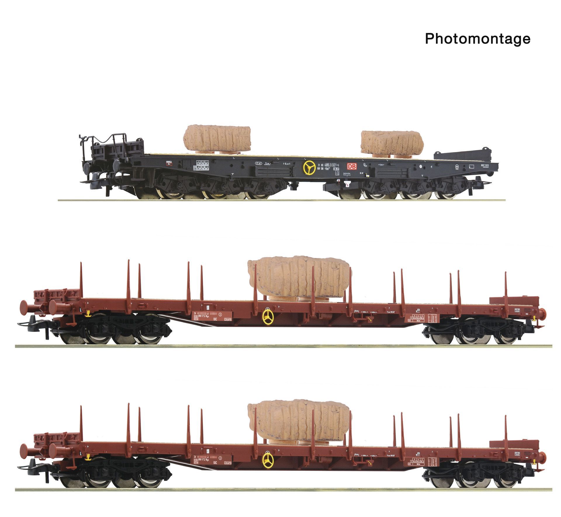 Roco 6600478 - 3er Set Marmorzug FS #2