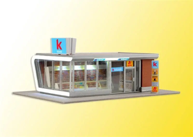 Kibri 39008 - Kiosk inkl. LED Beleuchtung H0 1:87