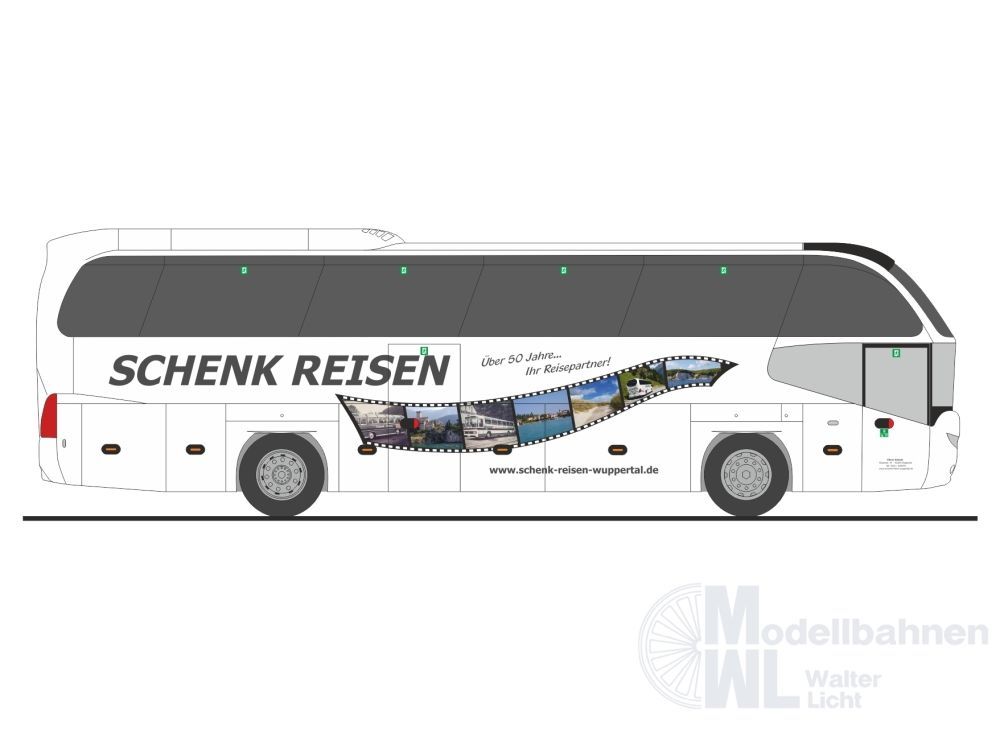 Rietze 67144 - Neoplan Cityliner 07 Schenk Reisen, Wuppertal H0 1:87