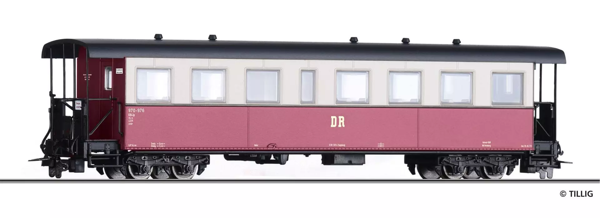 Tillig 03984 - Personenwagen KB4ip DR Ep.IV H0e