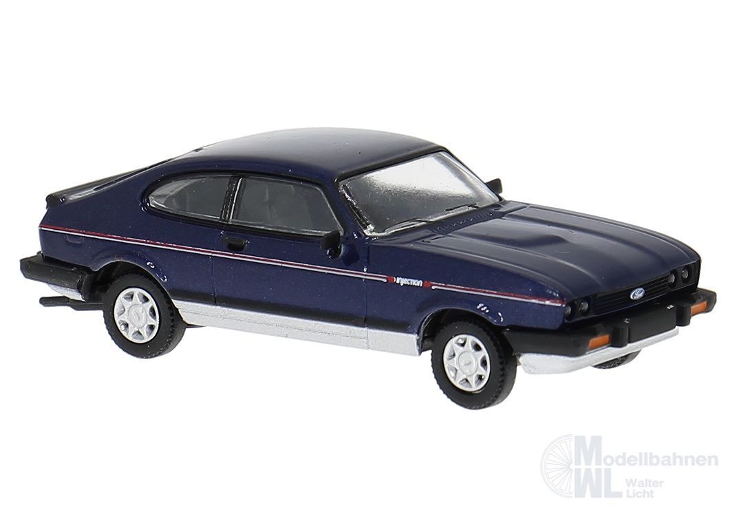 Brekina 19558 - Ford Capri injection in blau-metallic H0 1:87