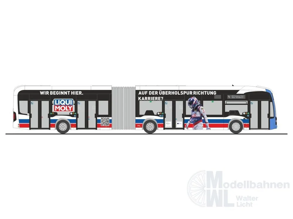 Rietze 77652 - Mercedes-Benz eCitaro G SWU Ulm - Liqui Moly H0 1:87