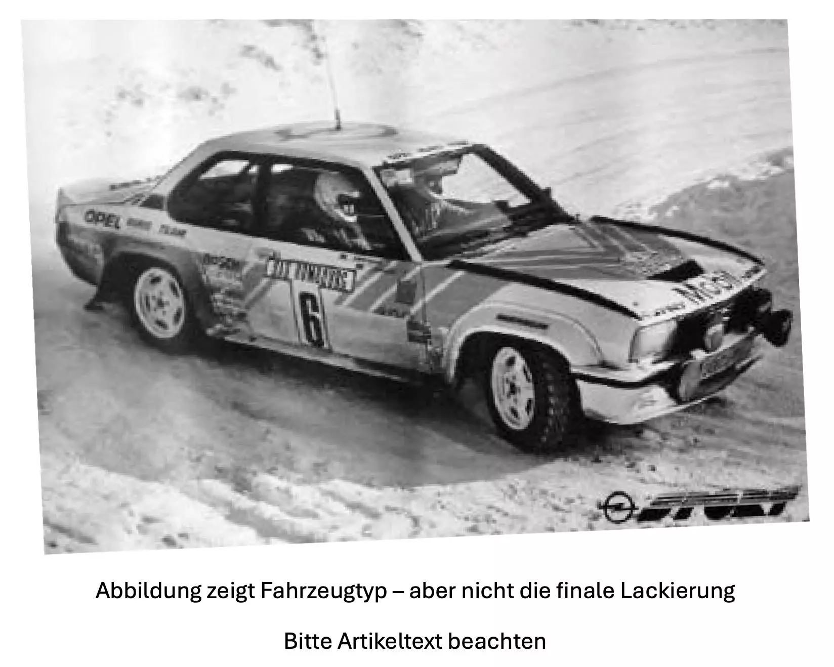 Brekina 20772 - Opel Ascona B 400 Dekor gelb H0 1:87