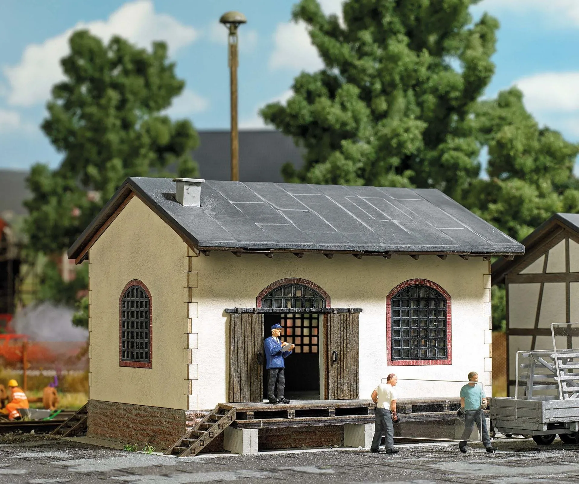 Busch 1663 - Güterschuppen H0 1:87