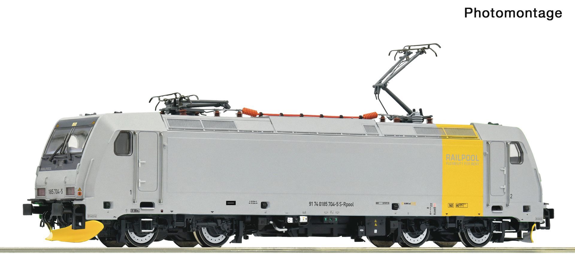 Roco 7510254 - E-Lok 185 704-5 Railpool H0/GL SOUND