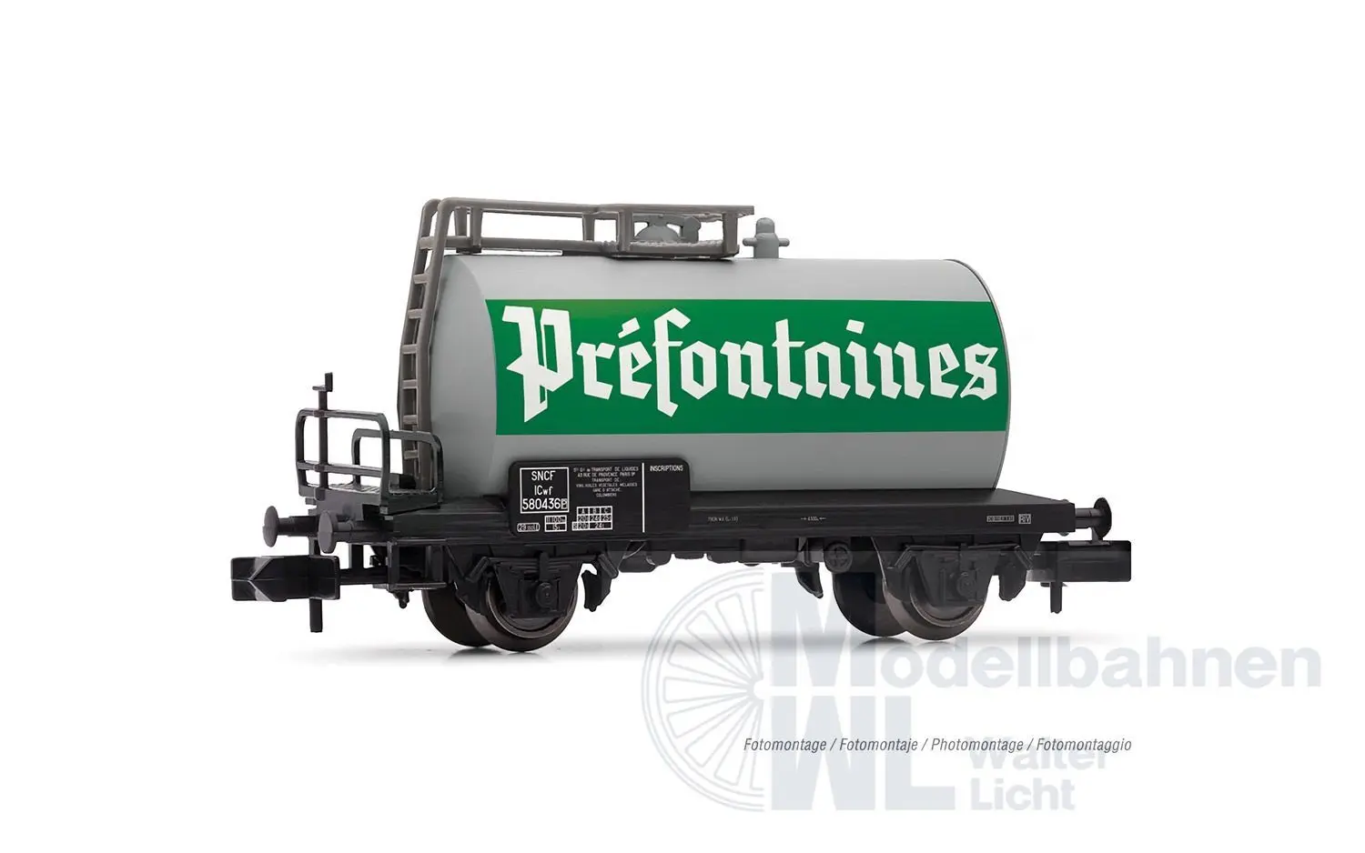 Arnold 6702 - Kesselwagen Set SNCF Ep.IV 2.tlg. Prefontaines N 1:160
