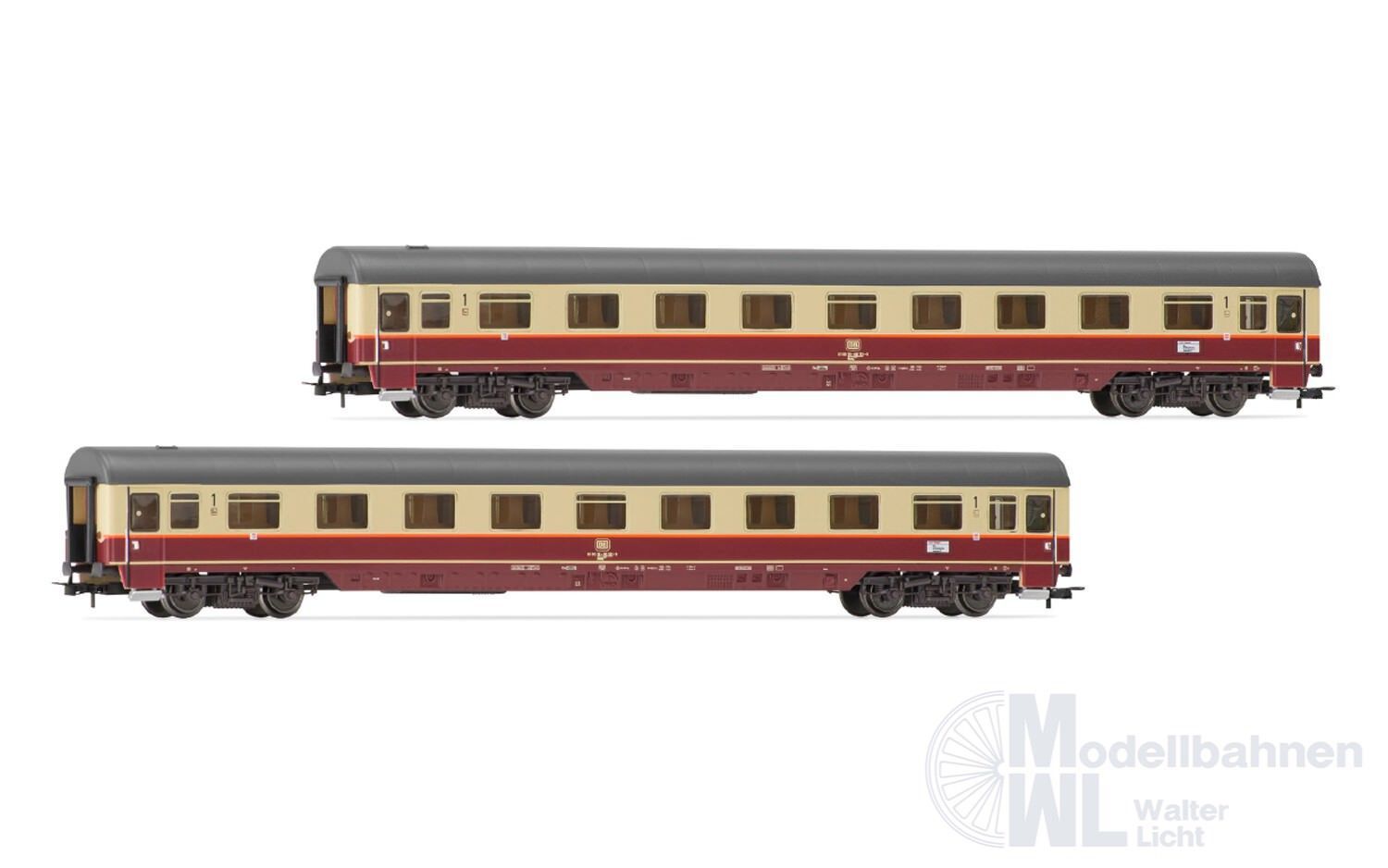 Rivarossi 4397 - Personenwagen Set DB Ep.IV 2.tlg. H0/GL Rivarossi 4397 - Personenwagen Set DB Ep.IV 2.tlg. H0/GL