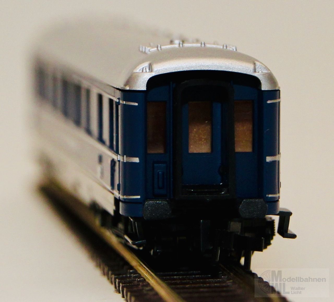 Roco 02267C - ROCO - Schürzenwagen DB 1/2.KL. AB4üe blau N 1:160