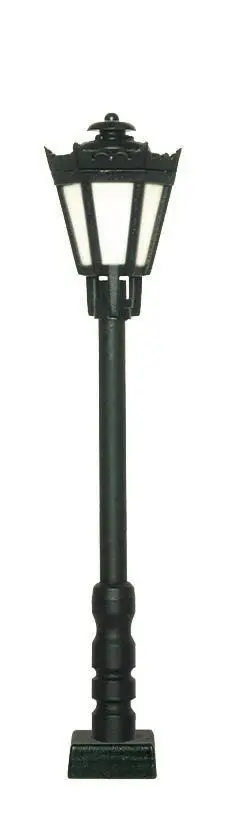 Viessmann 60701 - Parklaterne schwarz Kontaktstecksockel LED warmweiß H0 1:87
