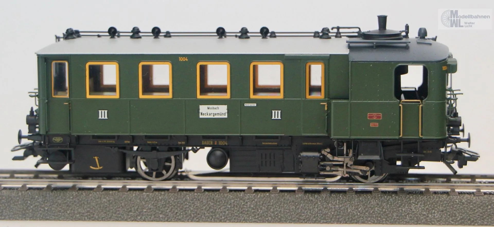 Märklin 37257 - MÄRKLIN - Dampftriebwagen Kittel Bad.Sts.B. Ep.I H0/WS mfx