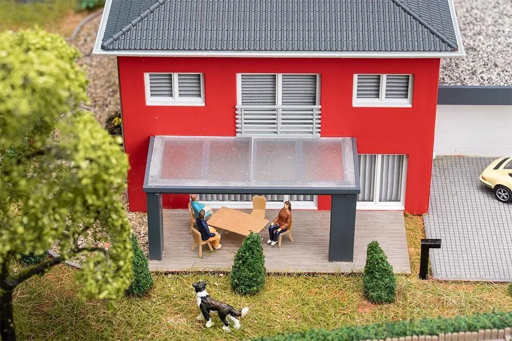 Faller 130743 - WeberHaus CityLife, rot H0 1:87