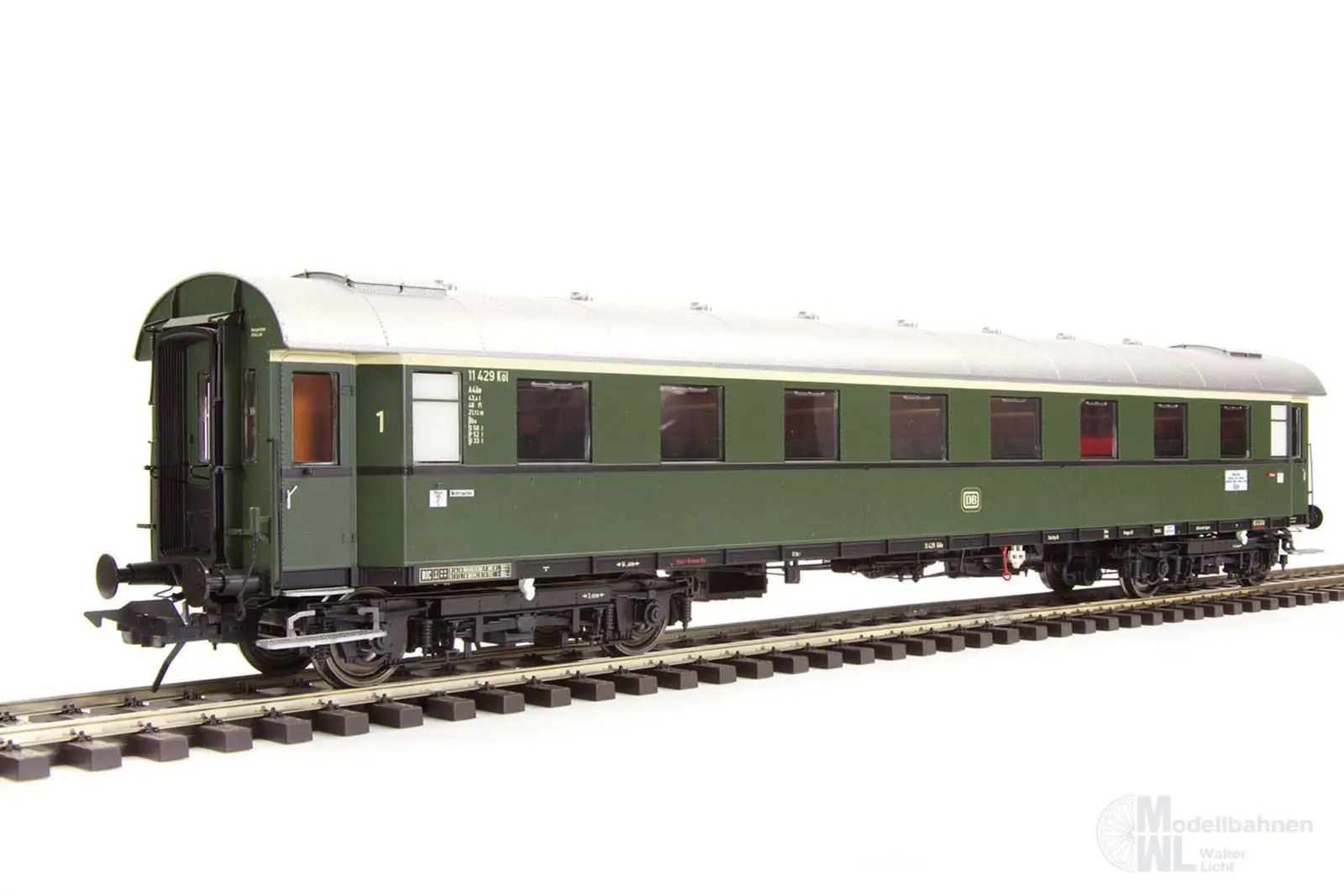 Lenz 41250-01 - Schnellzugwagen DB Ep.III A4üe-28Betr. Nr. 11 429 Köl grün Spur 0