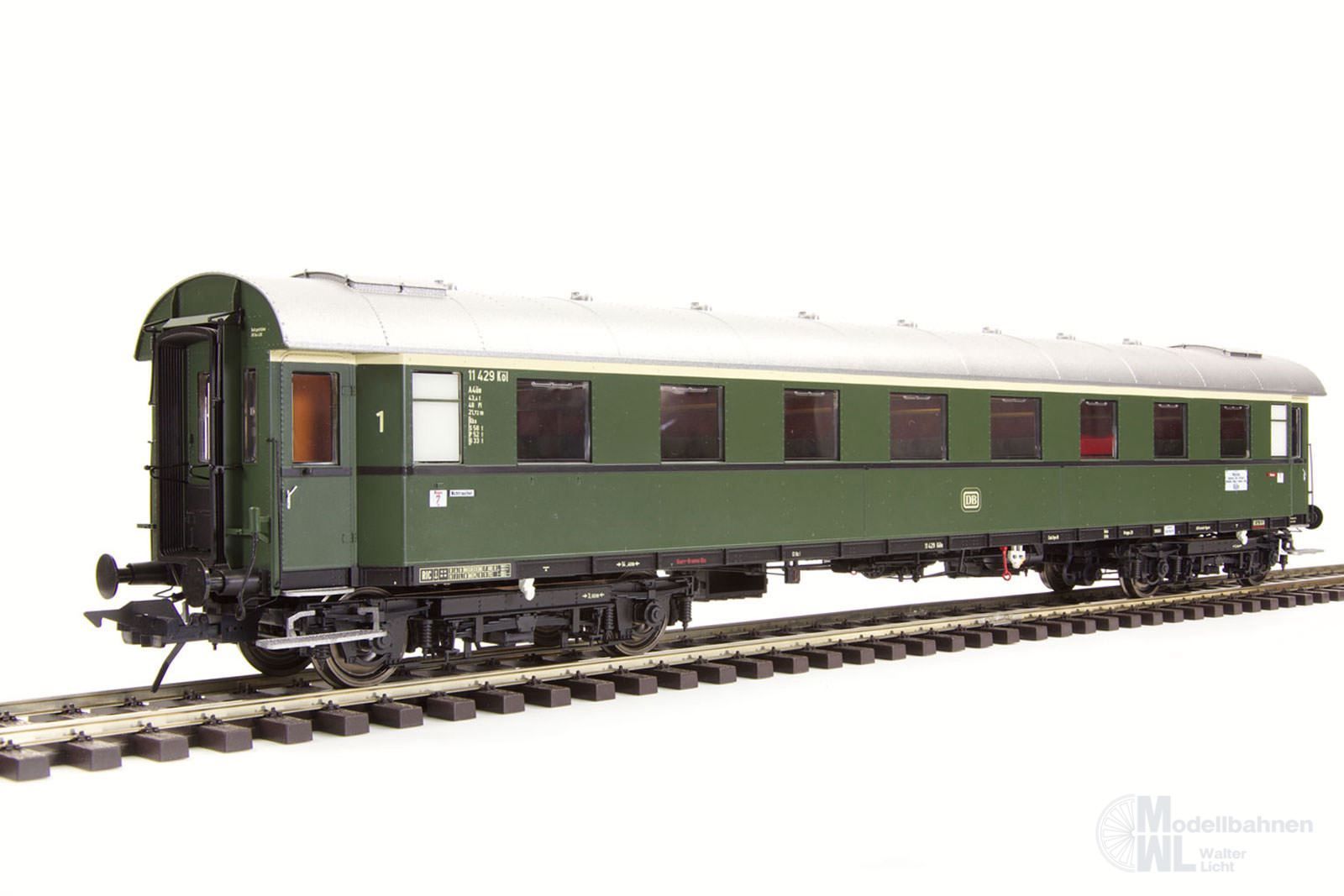 Lenz 41250-01 - Schnellzugwagen DB Ep.III A4üe-28Betr. Nr. 11 429 Köl grün Spur 0