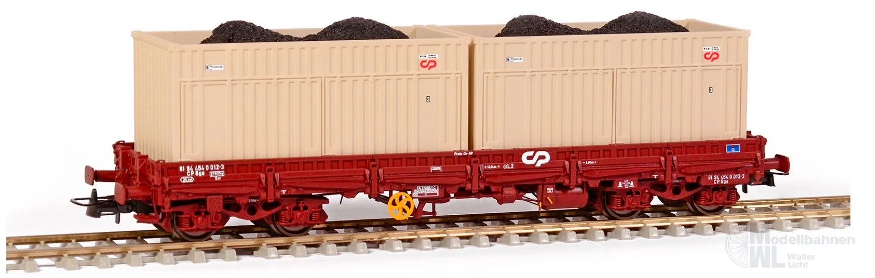 Sudexpress S0454012 - Rungenwagen CP Ep.V SGS versão freio unbeladen H0/GL