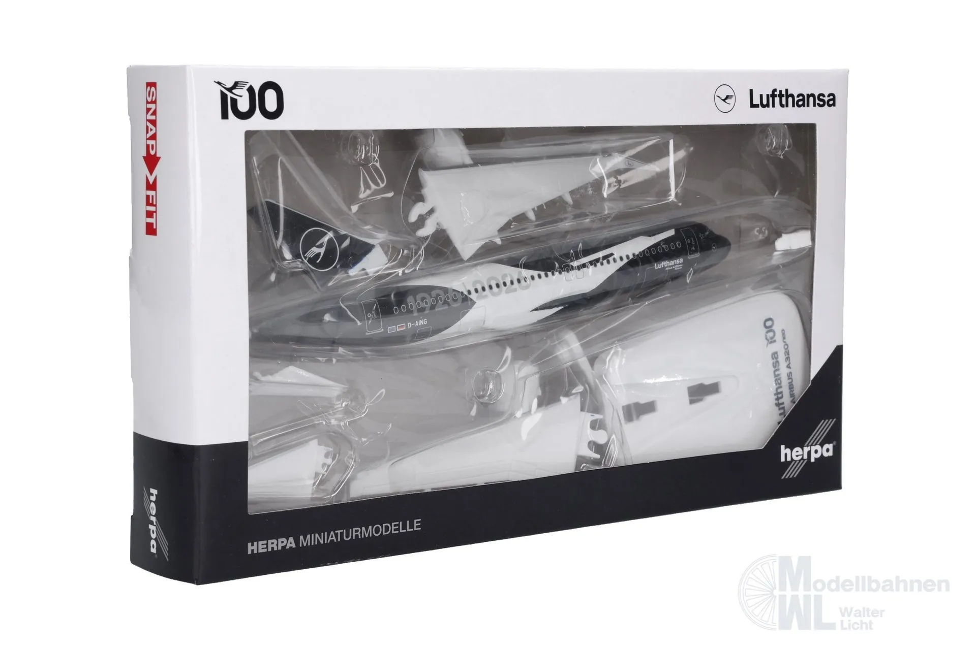 Herpa 615105 - Airbus A320neo Lufthansa 100 Jahre 1:200