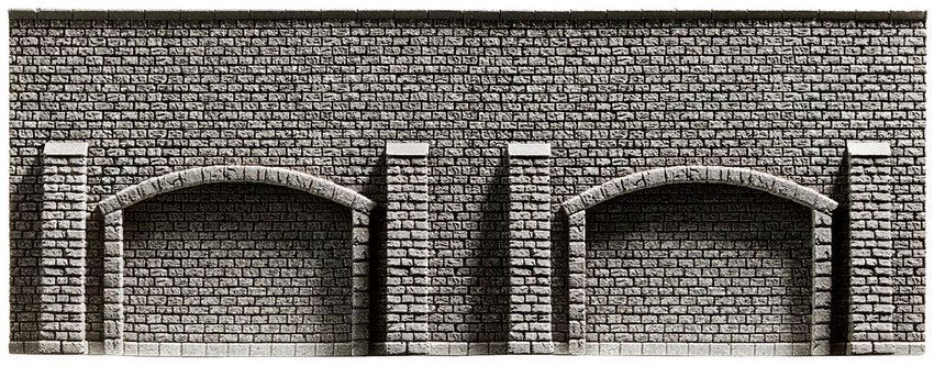 Noch 34859 - Arkadenmauer extra lang, 39,6 x 7,4 cm N 1:160