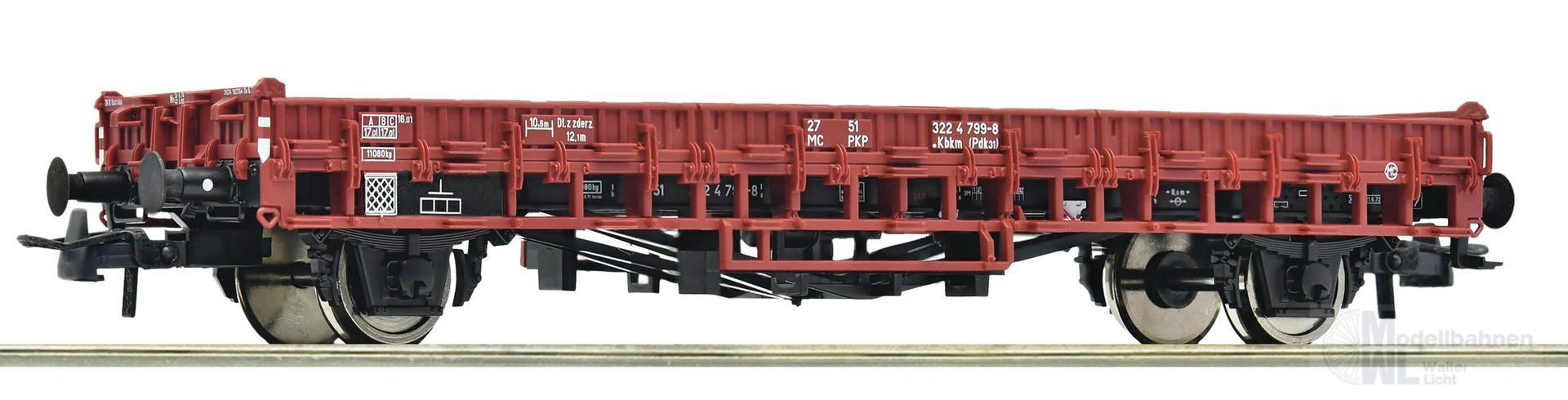 Roco 6600149 - Niederbordwagen PKP Ep.IV Kbkm H0/GL