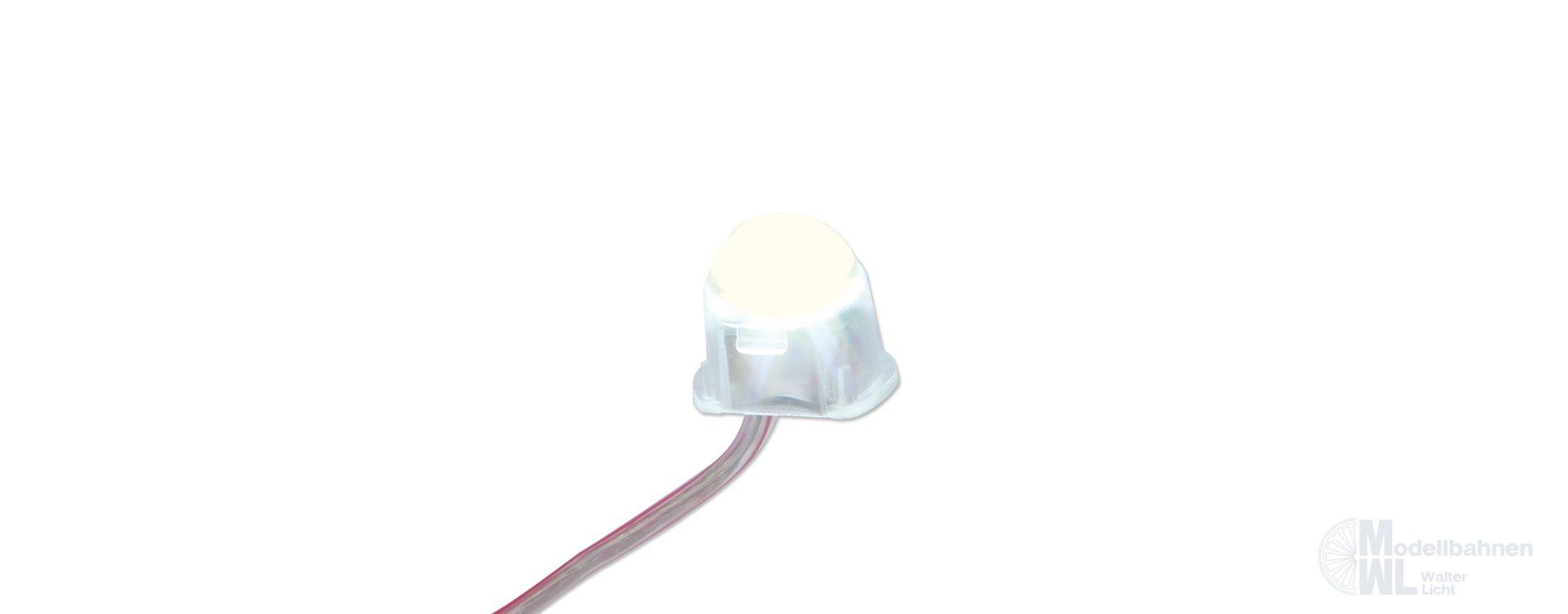 Brawa 94700 - Beleuchtungssockel rund LED warmweiß