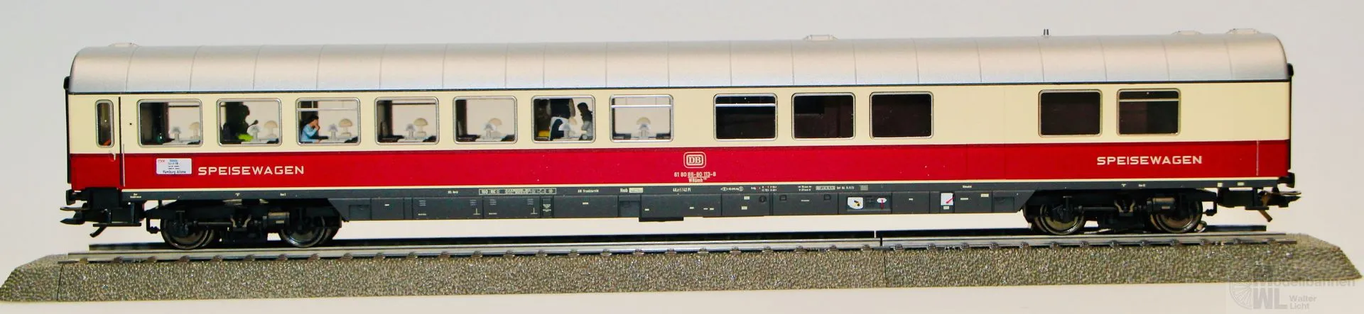 Märklin 43866 - MÄRKLIN - MHI Speisewagen DB Ep.IV mit Sound H0/WS