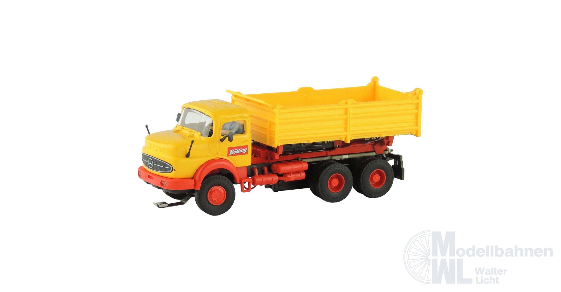 Viessmann 8603 - Mercedes-Benz Rundhauber 3-achs Kipper motrische Kippfunktion H0 1:87