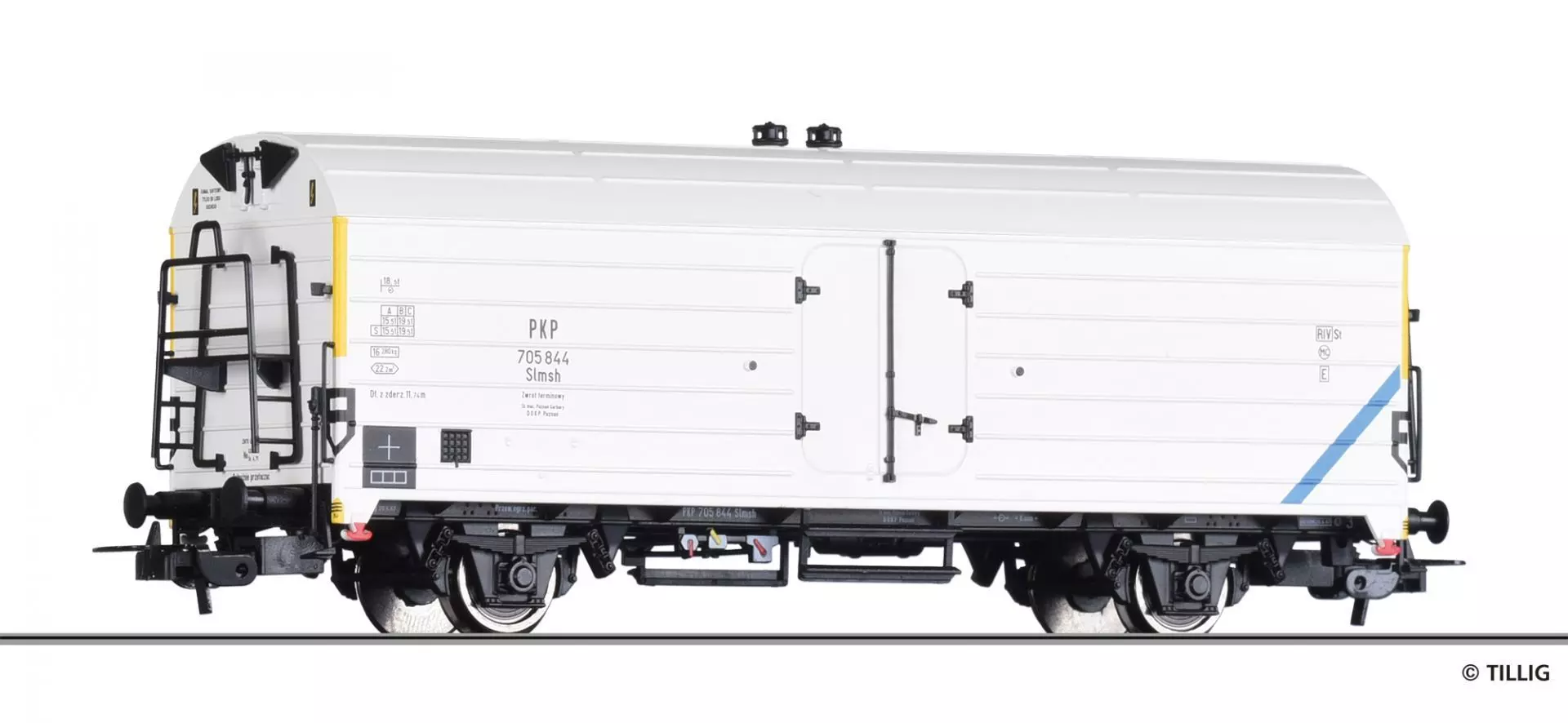 Tillig 76777 - Kühlwagen PKP Ep.III Slms H0/GL