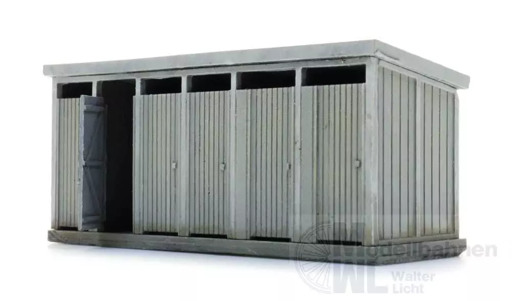 ARTITEC b.v. 10435 - Dusche und Toilettenblock Campingplatz BAUSATZ H0 1:87