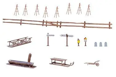 Kibri 38111 - Deko-Set Alpenland H01:87