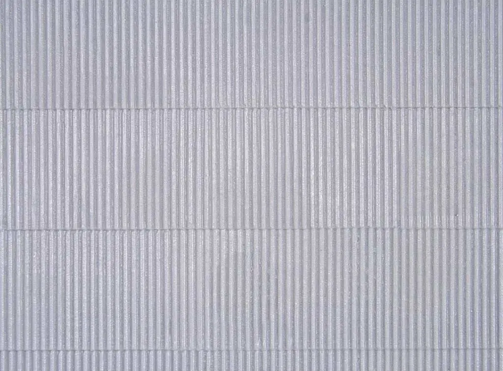 Kibri 34143 - Welleternitplatte mit Firstabdeckung L 20 x B 12 cm H0 1:87