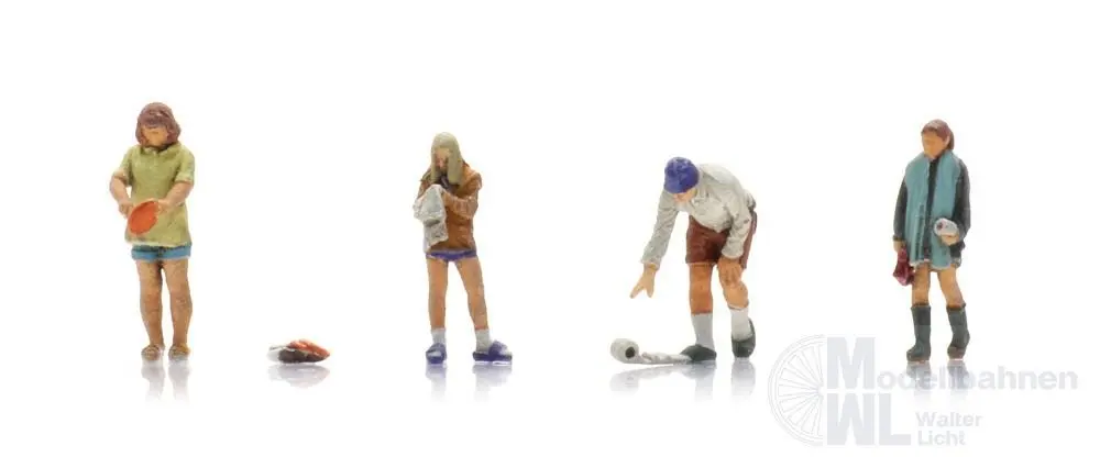 ARTITEC b.v. 5120013 - Camping-Glück: am Morgen (4x) Fertigmodell 1:120