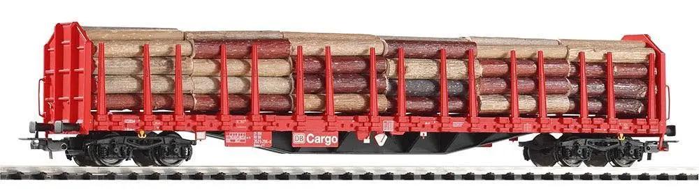 Piko 54339 - Stammholztransportwagen DB AG Ep.V Roos-t642 mit Holzladung H0/GL